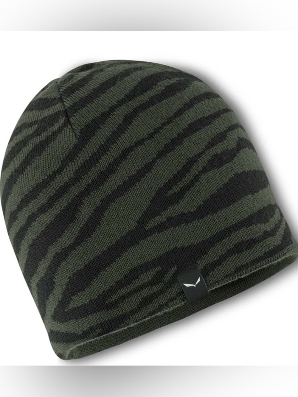 Salewa Sella Merino Crevasse Beanie Reversible Merino Wool Beanie Winter Hat